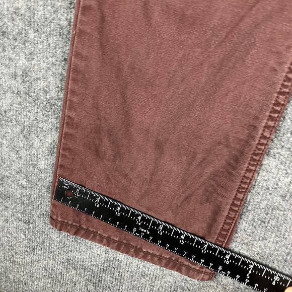 Jeans Womens Size 34x34 Brown Straight Leg Stretch Casual Colored Denim - Picture 2 of 11